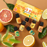 SALKING Citrus Burst Bergamota – frasco en escritorio para ambiente fresco.