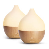 Difusor SALKING compacto de 100 ml, set de 2, ideal para aromaterapia en casa.