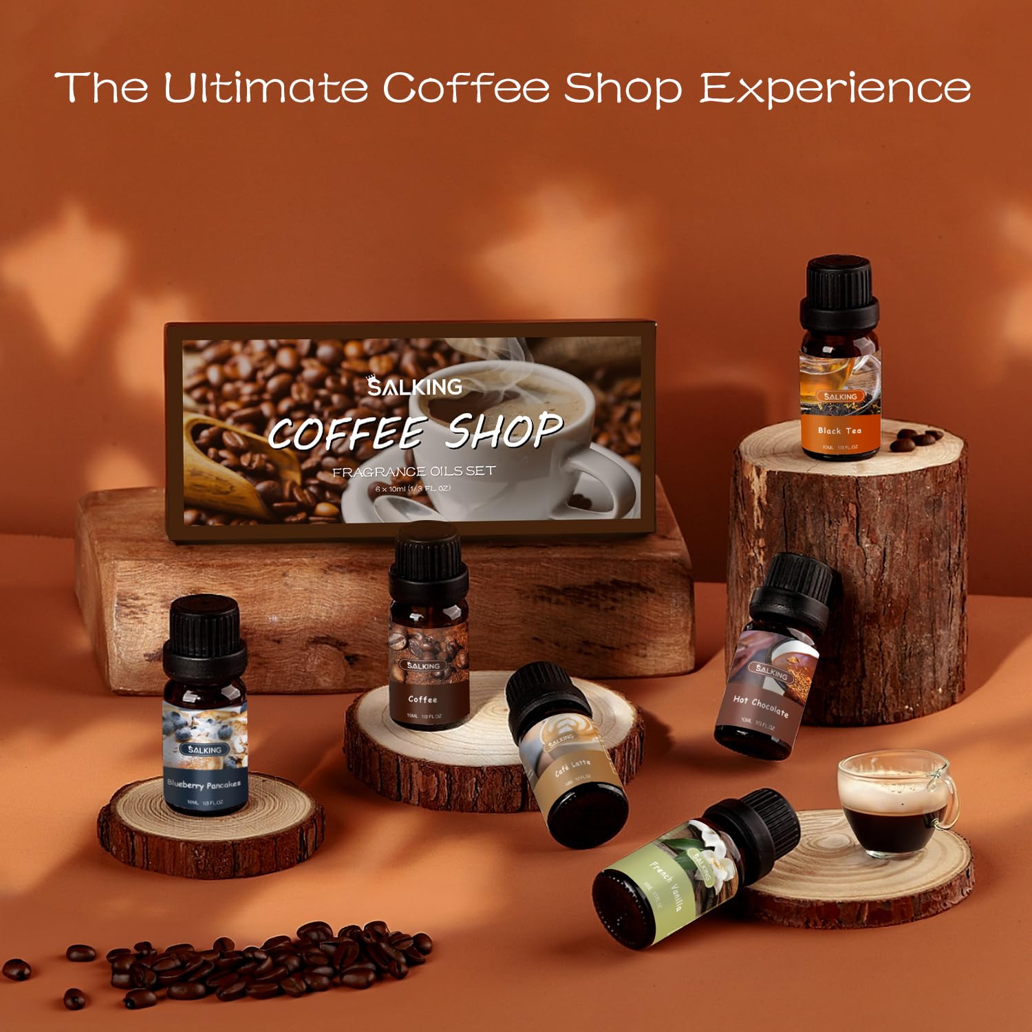 SALKING Té negro para difusor; aroma elegante para momentos de lectura.