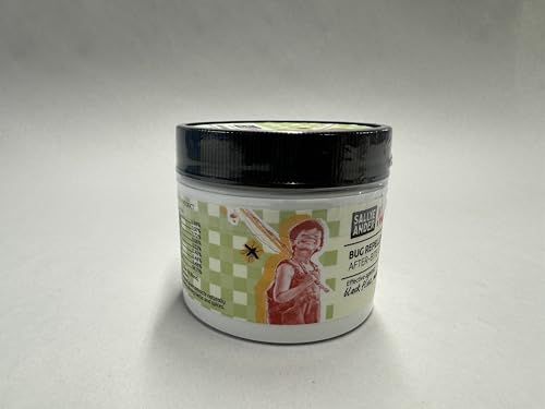 SALLYEANDER crema antipicaduras aplicada en pierna, protección para caminatas.
