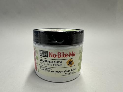 Aplicación en brazos con No Bite Me de SALLYEANDER para protección continua