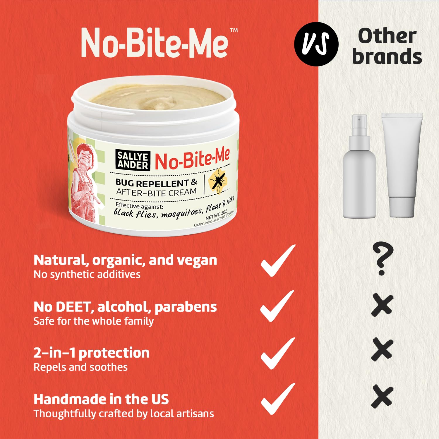 No Bite Me apto para bebés y piel sensible