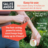 Aromas de menta y lemongrass de No Bite Me para cuidado outdoor