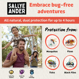 SALLYEANDER escena al aire libre, perfecto para camping.