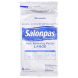 SALONPAS Grande alivio temporal para músculos y articulaciones con aplicación discreta.
