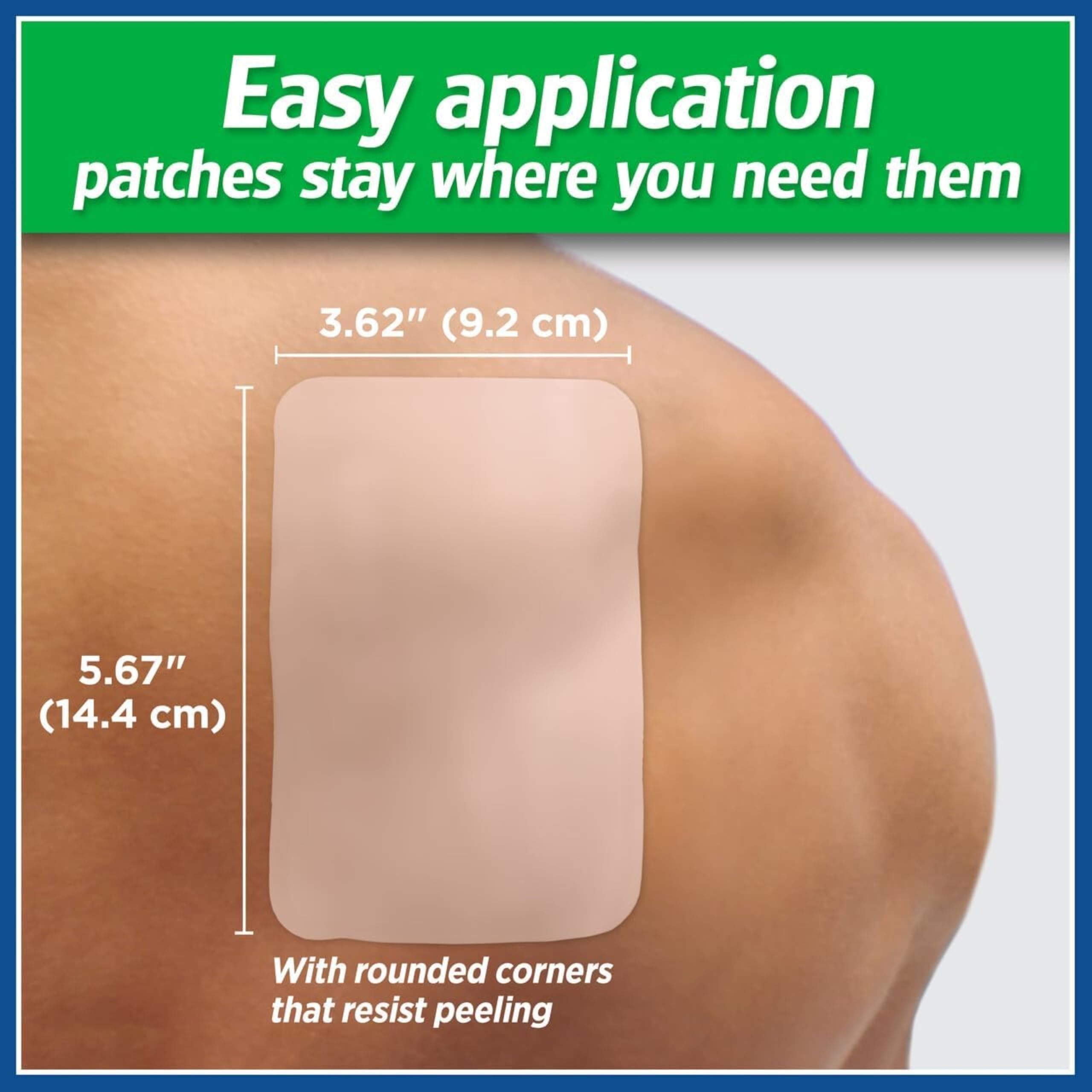 SALONPAS Grande parche en uso durante 8 horas para molestias puntuales.
