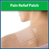 Parche Salonpas con mentol y salicilato para alivio de molestias en la piel.