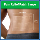 Parches Salonpas con tela flexible para movilidad diaria.