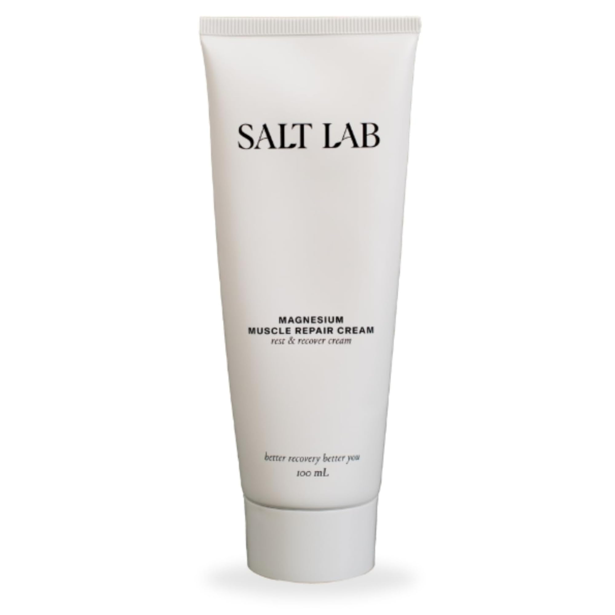 Salt Lab crema de magnesio para músculos, aplicación localizada y absorción rápida