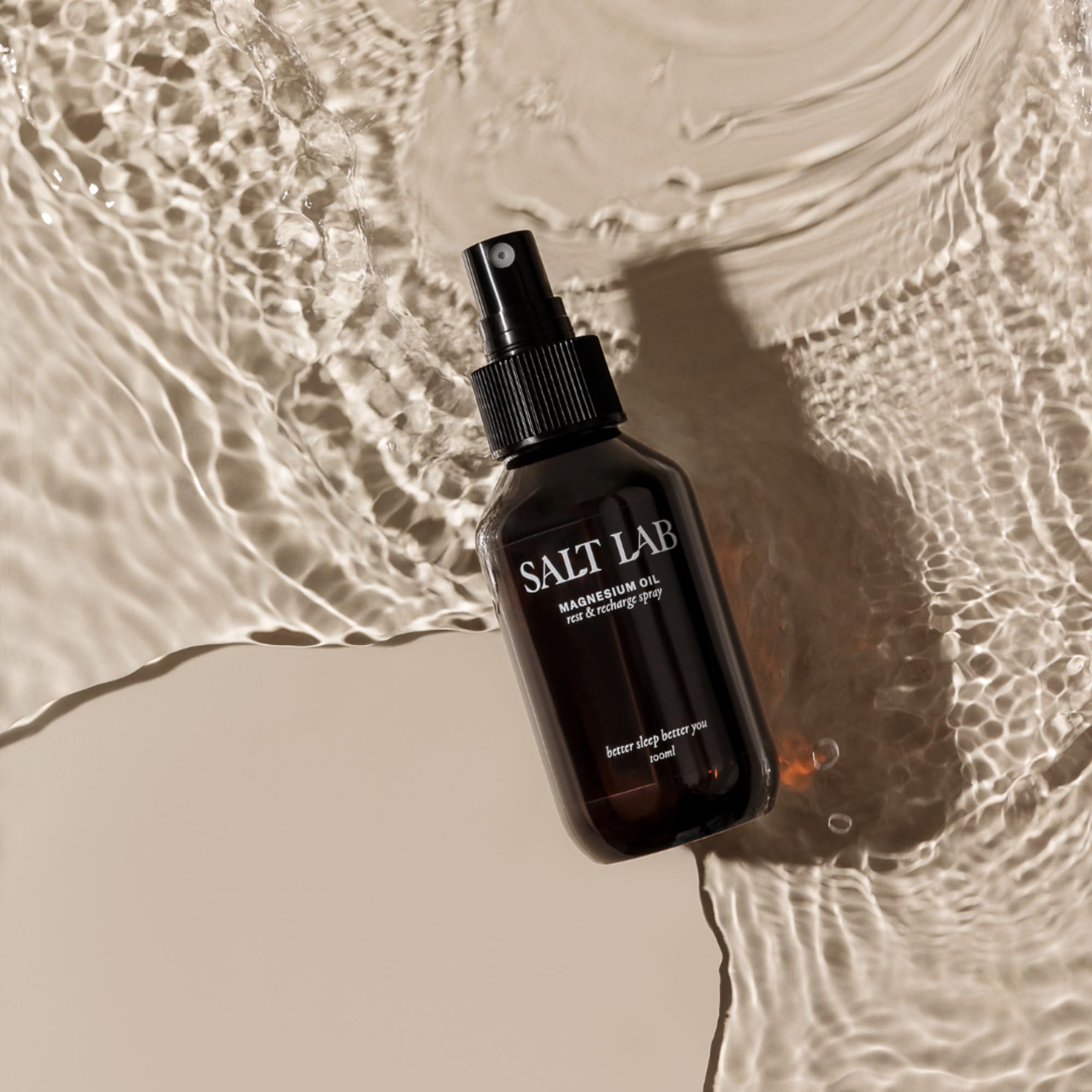 Salt Lab Magnesio Aceite Spray: útil para atletas y actividad física ligera.
