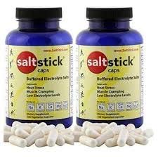 SaltStick Caps envase de dos botellas para sesiones de entrenamiento largas