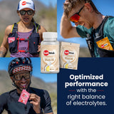 SaltStick Electrolyte Masticables, absorción rápida para reposición durante el sudor.
