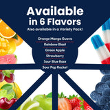 Sabor Blue Razz con aroma afrutado durante entrenamientos intensos.