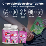 SaltStick FastChews envase reutilizable para llevar y guardar durante entrenamientos.