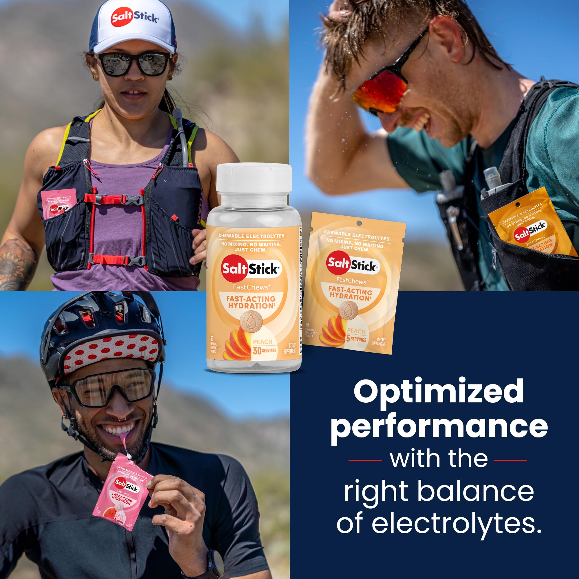 SaltStick FastChews ingredientes simples sin colorantes artificiales ni conservantes
