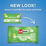 SaltStick gomitas energéticas manzana verde, paquetes individuales para llevar durante la actividad.