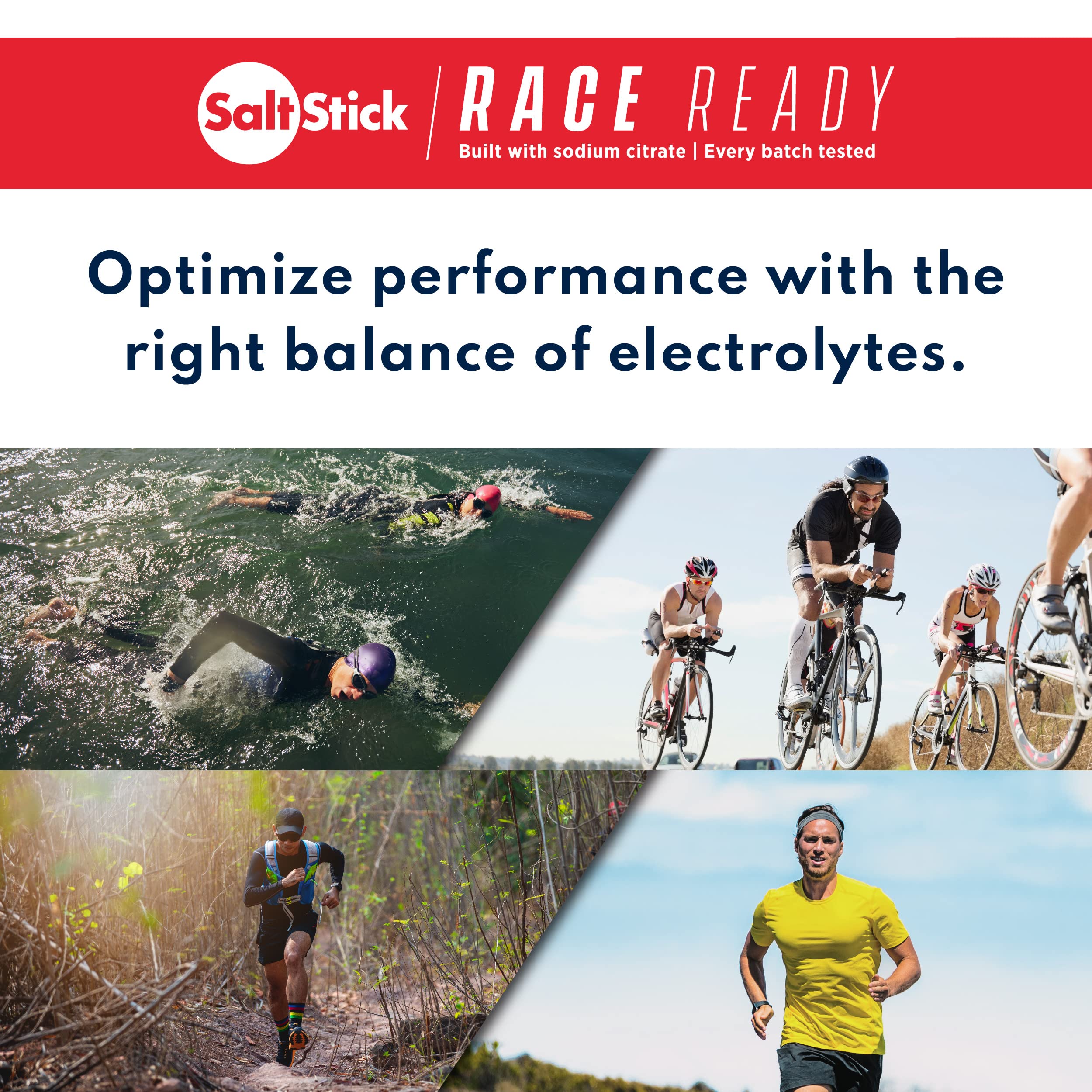 SaltStick sin OGM, vegetariano y libre de gluten para hidratación.