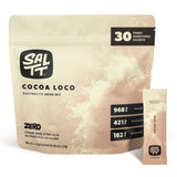 SALTT electrolitos en polvo, sabor Cacao Loco, listo para viaje y entrenamiento