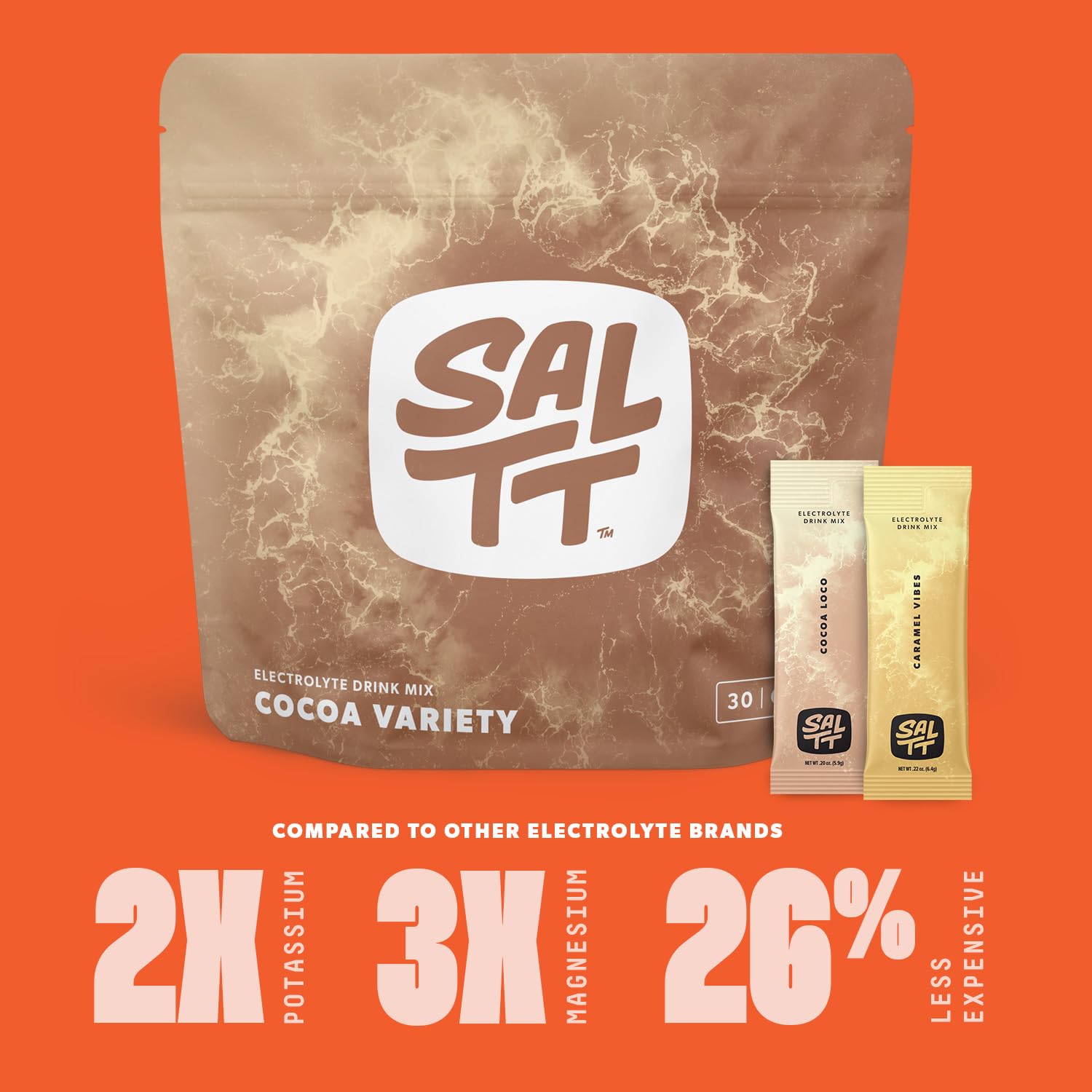 SALTT sin azúcar ni maltodextrina con sabor cacao