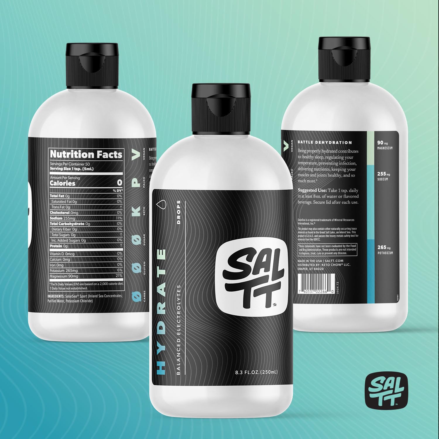 SALTT Hydrate: uso social tras ejercicio con amigos para recargar fuerzas.