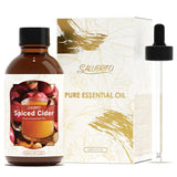 Salubrito Aceite Esencial Sidra Especiada, botella vertiendo, ideal para difusor.