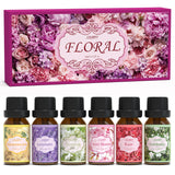 Salubrito aceites florales para difusor, creando un ambiente floral relajante.
