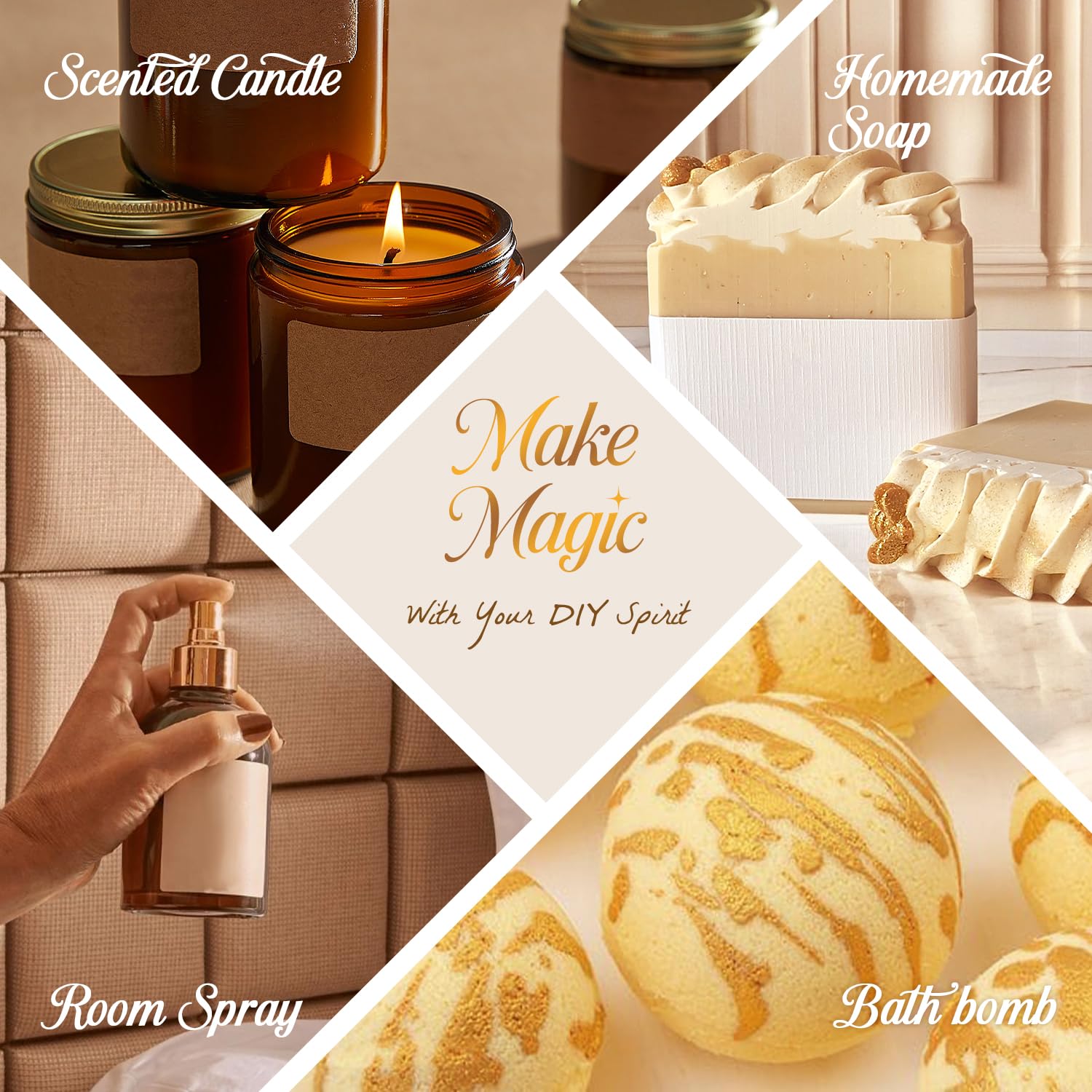 Conjunto de regalo Salubrito Provence para difusor y velas