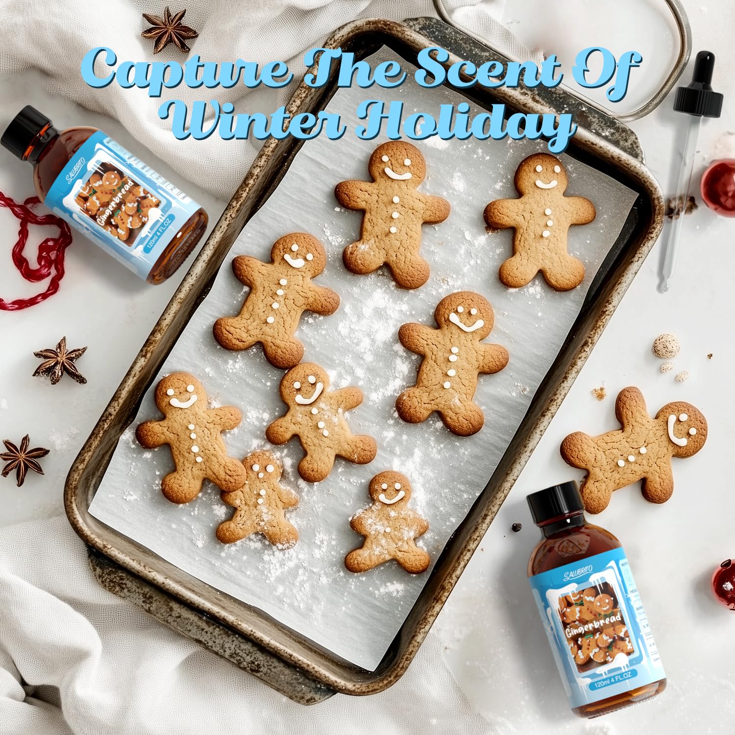 Salubrito Gingerbread: mezcla de aceites para proyectos caseros.