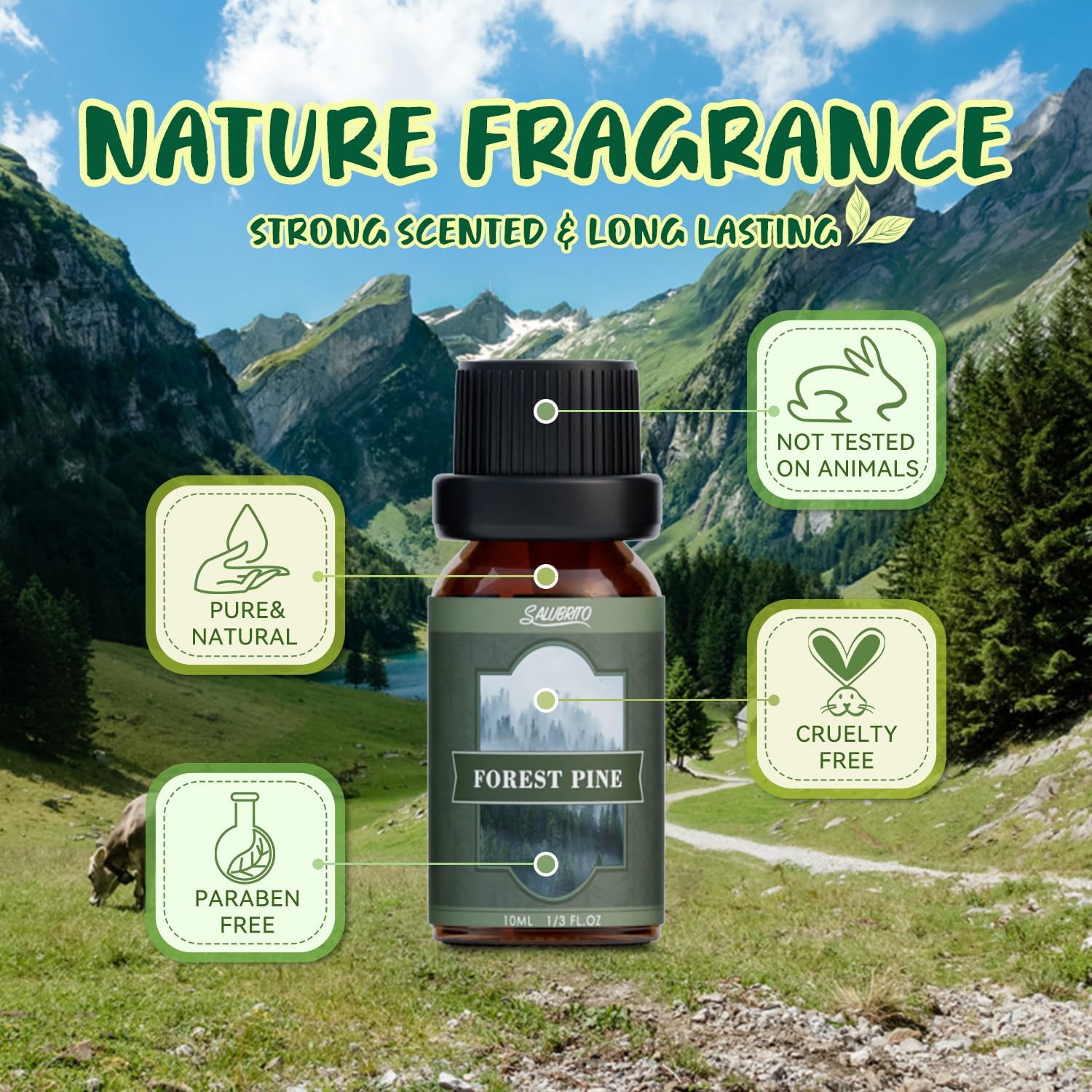 Salubrito Naturaleza Aire de Montaña: aroma fresco que amplía la sensación de amplitud