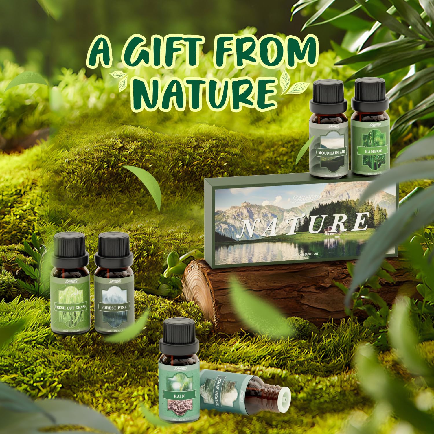Salubrito Naturaleza Brisa Marina: aroma refrescante para difusor y espacios de relajación