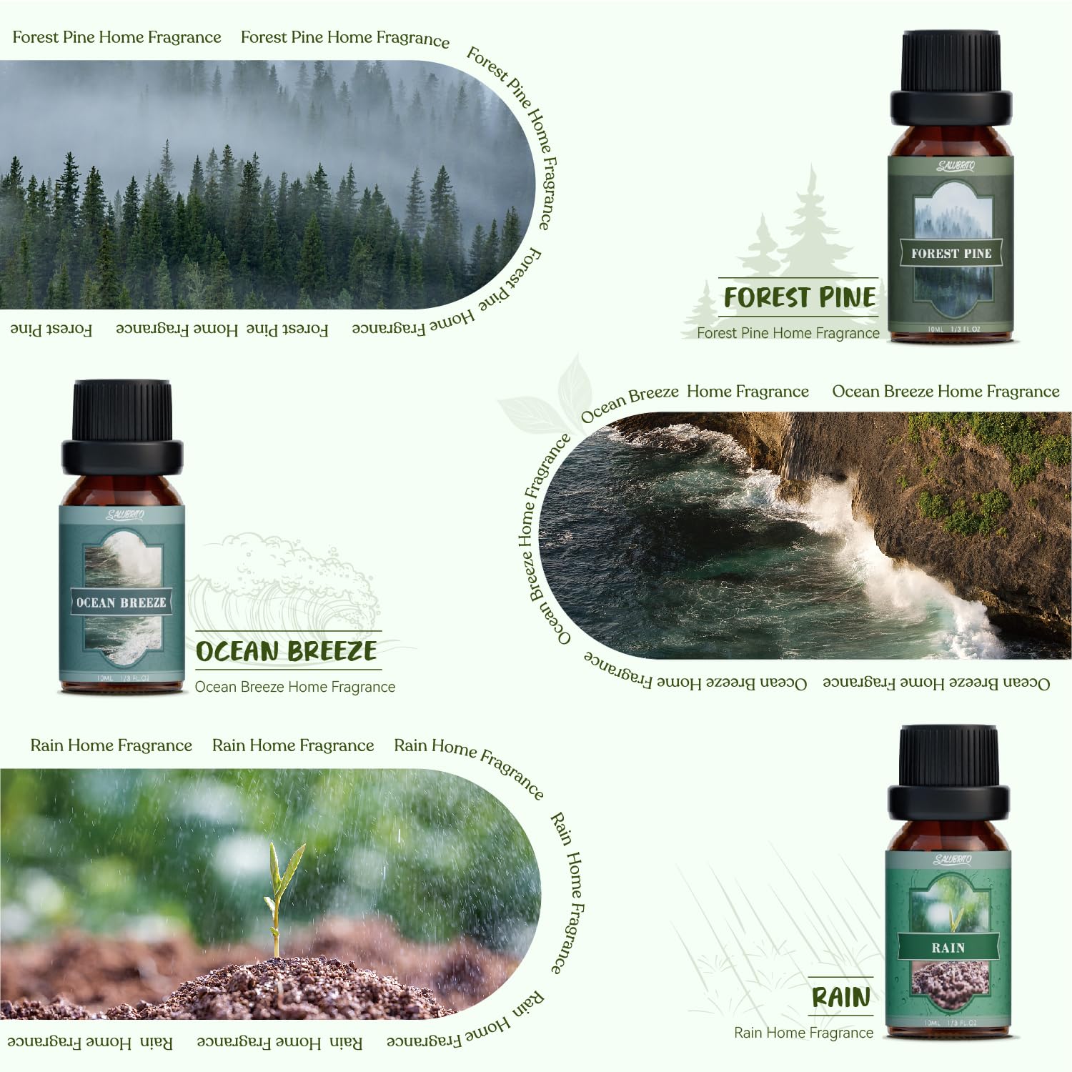 Salubrito Naturaleza Lluvia: fragancia suave para crear ambientes tranquilos