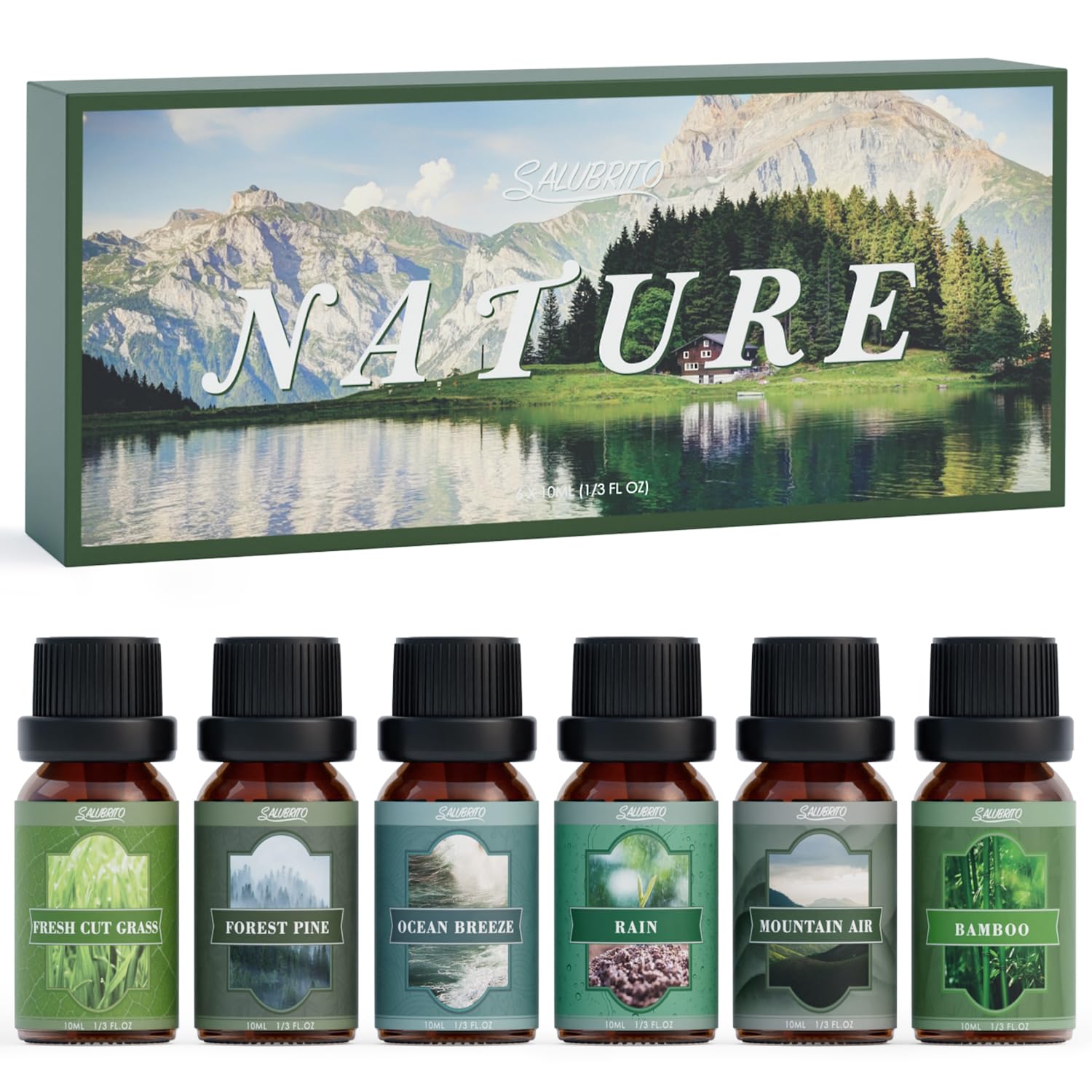 Salubrito Naturaleza Pino Bosque: aroma para difusor que evoca un bosque sereno