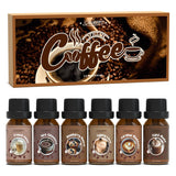 Salubrito set de aceites aromáticos para difusor, atmósfera de cafetería.