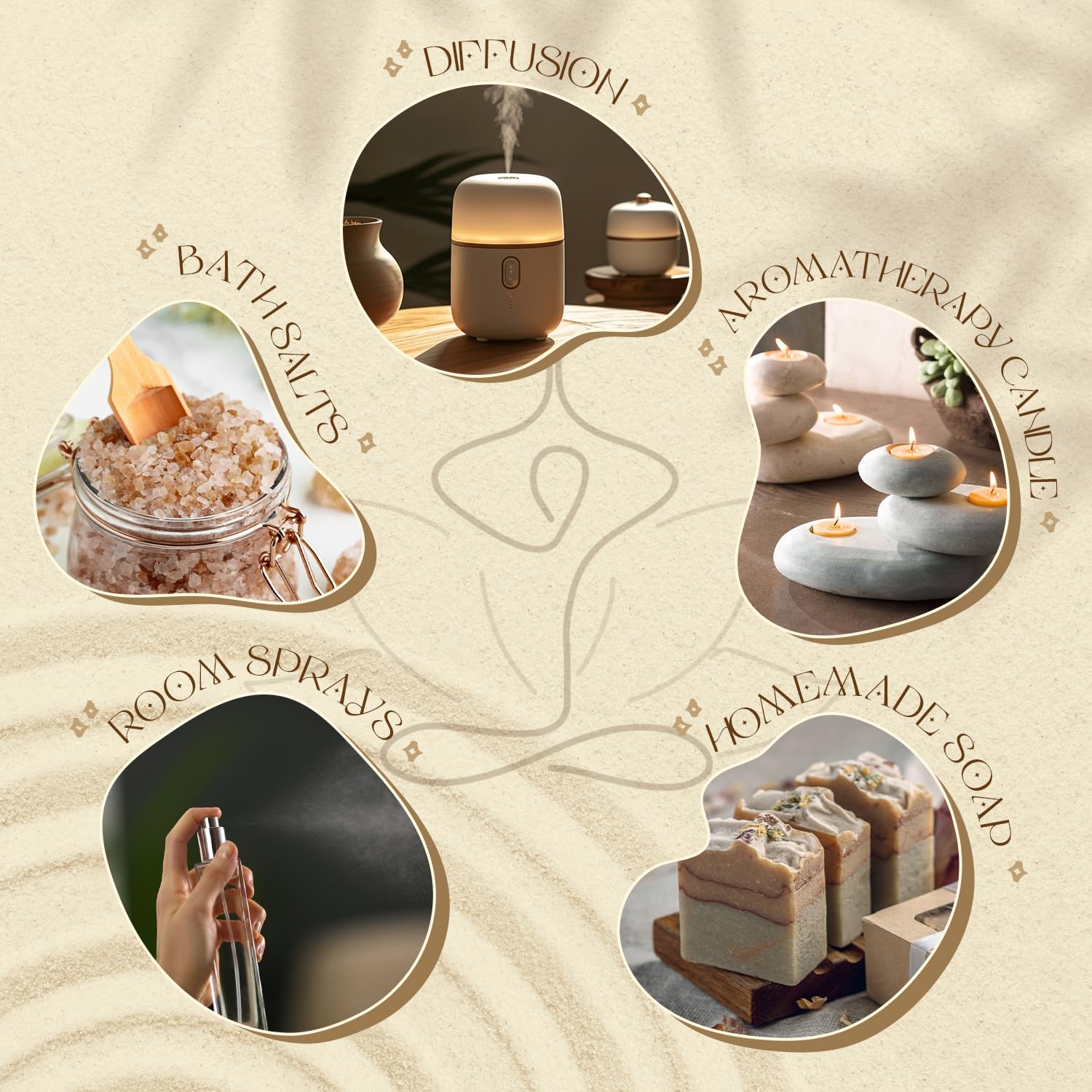 Salubrito Zen Set: estuche regalo para amantes de la aromaterapia