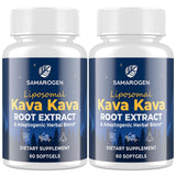Samarogen Kava en envase para relajación nocturna.