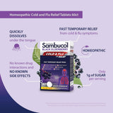 Sambucol congestión nasal: tabletas para aliviar la congestión y malestar.