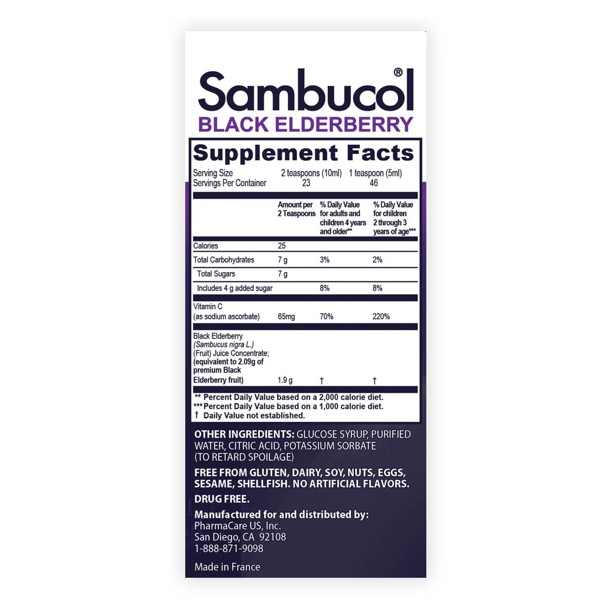 Sambucol Niños jarabe con vitamina C para aporte diario