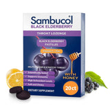 Sambucol pastillas garganta saúco negro y miel, alivio suave para la garganta