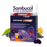 Pastillas Sambucol de saúco negro, presentación práctica para viaje.