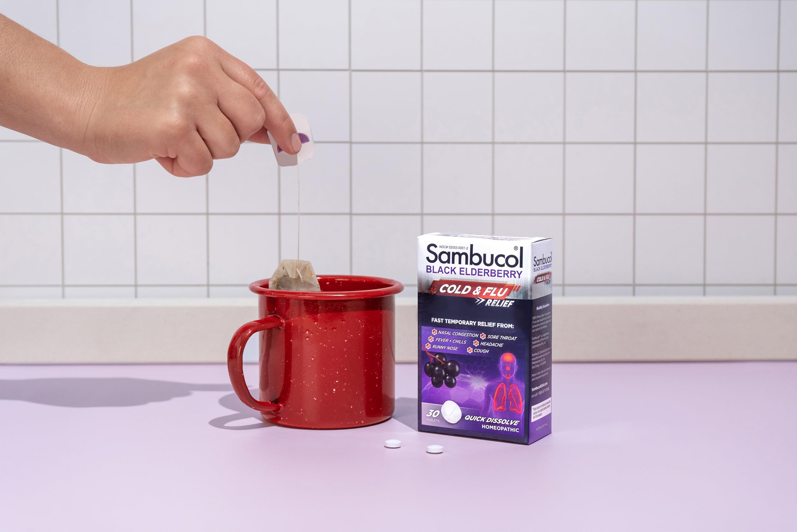 Sambucol tabletas 30 unidades formato práctico para uso diario
