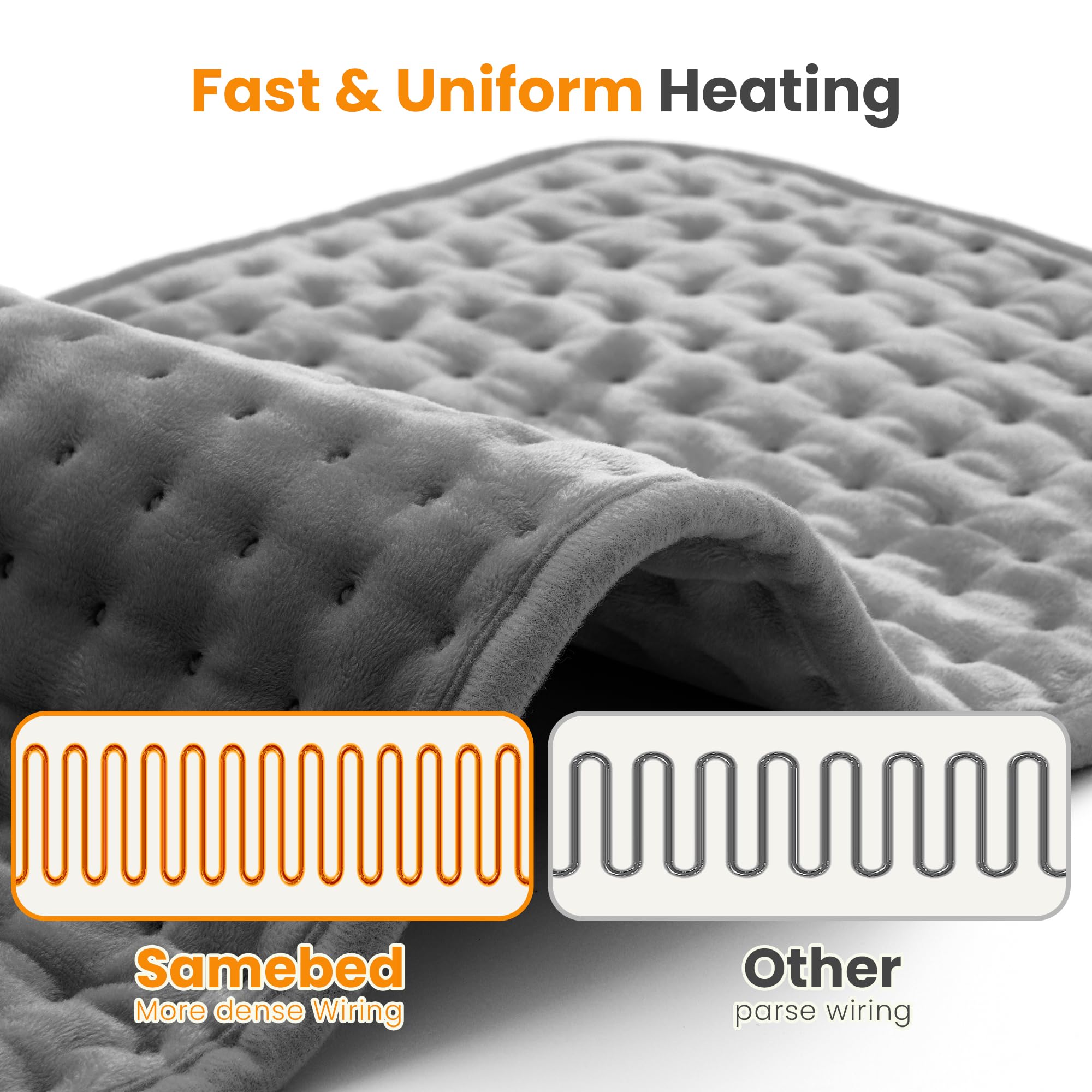 SameBed Terapia de calor húmedo para mayor penetración y confort