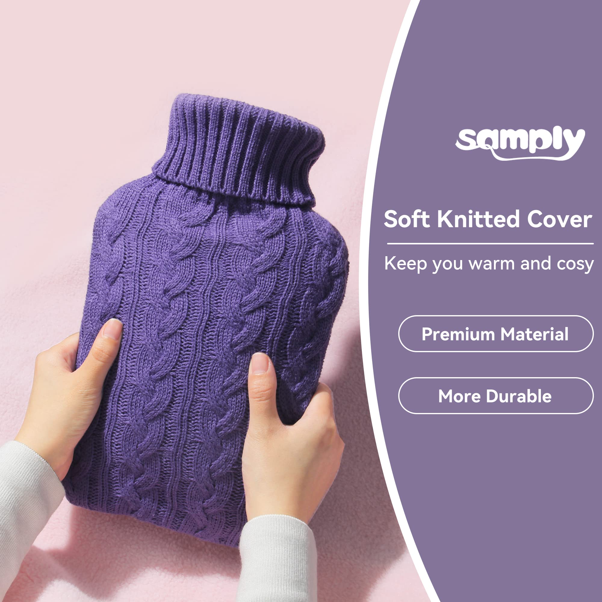 Samply detalle de material premium y funda-tejida para mayor durabilidad