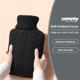 Funda tejida negra Samply mejora confort y retiene el calor.