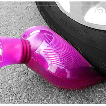 Samply regalo de invierno morado, botella caliente para calidez y cuidado personal