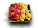 SAMSIDAE caramelo ginseng rojo coreano dorado, aroma herbal agradable tras la comida.