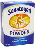 Sanatogen licuadora lista para mezclar proteína.