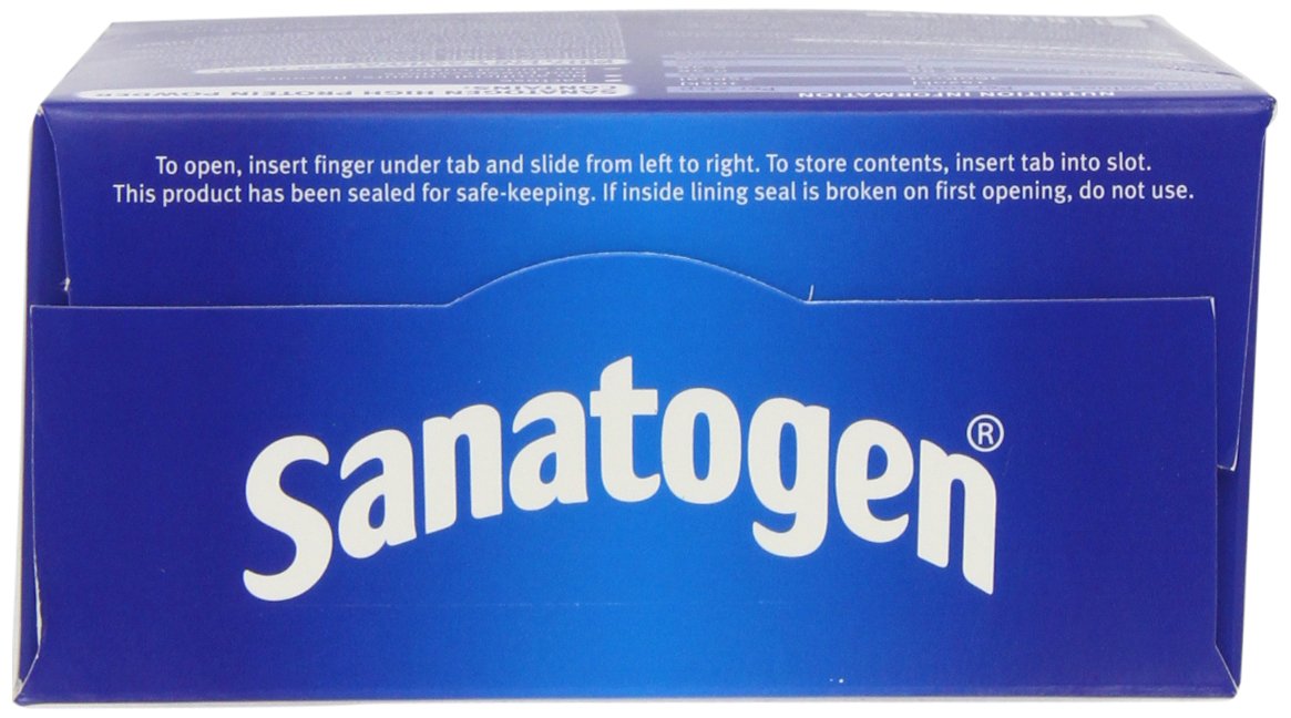 Sanatogen mezcla batido cremoso aporta textura suave para batidos post-entrenamiento.