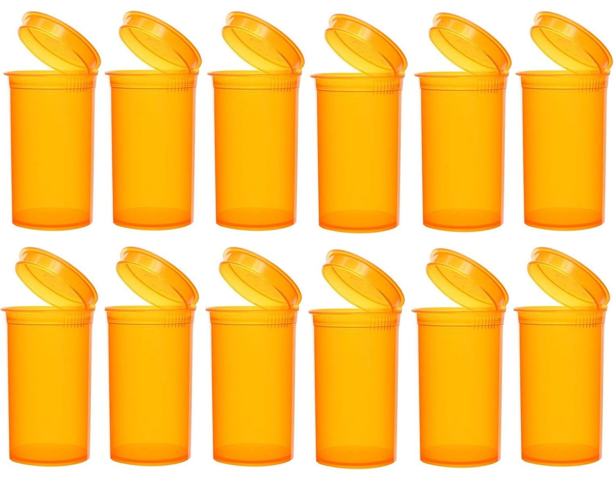 Sandhill Tools botellas 19 dram ámbar frente para almacenamiento de suplementos a prueba de humedad