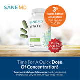 SANE Vitaae: ingredientes clave visibles en etiqueta