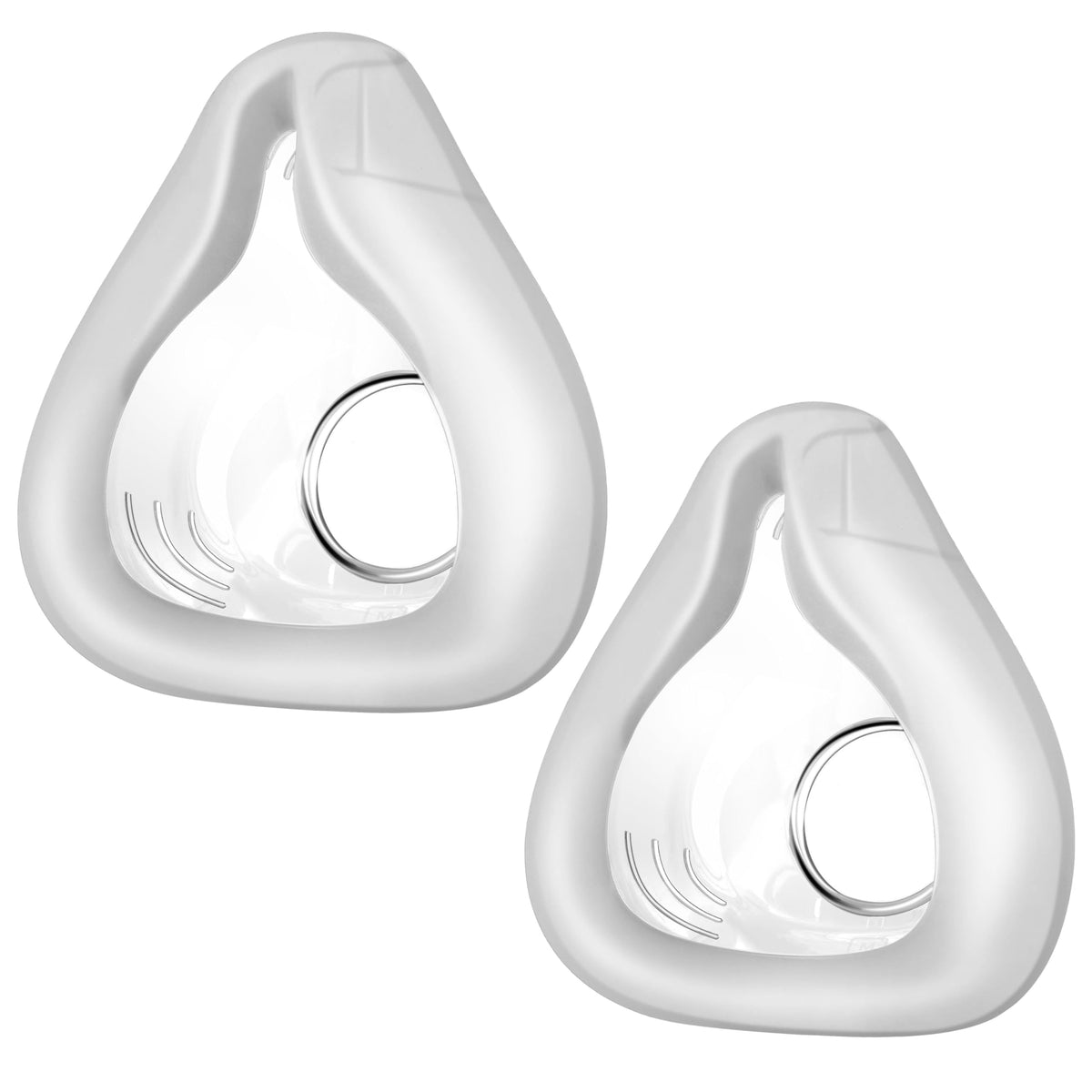 Almohadilla nasal Sanforce para AirFit F20 de tamaño medio, comodidad suave y ajuste estable.